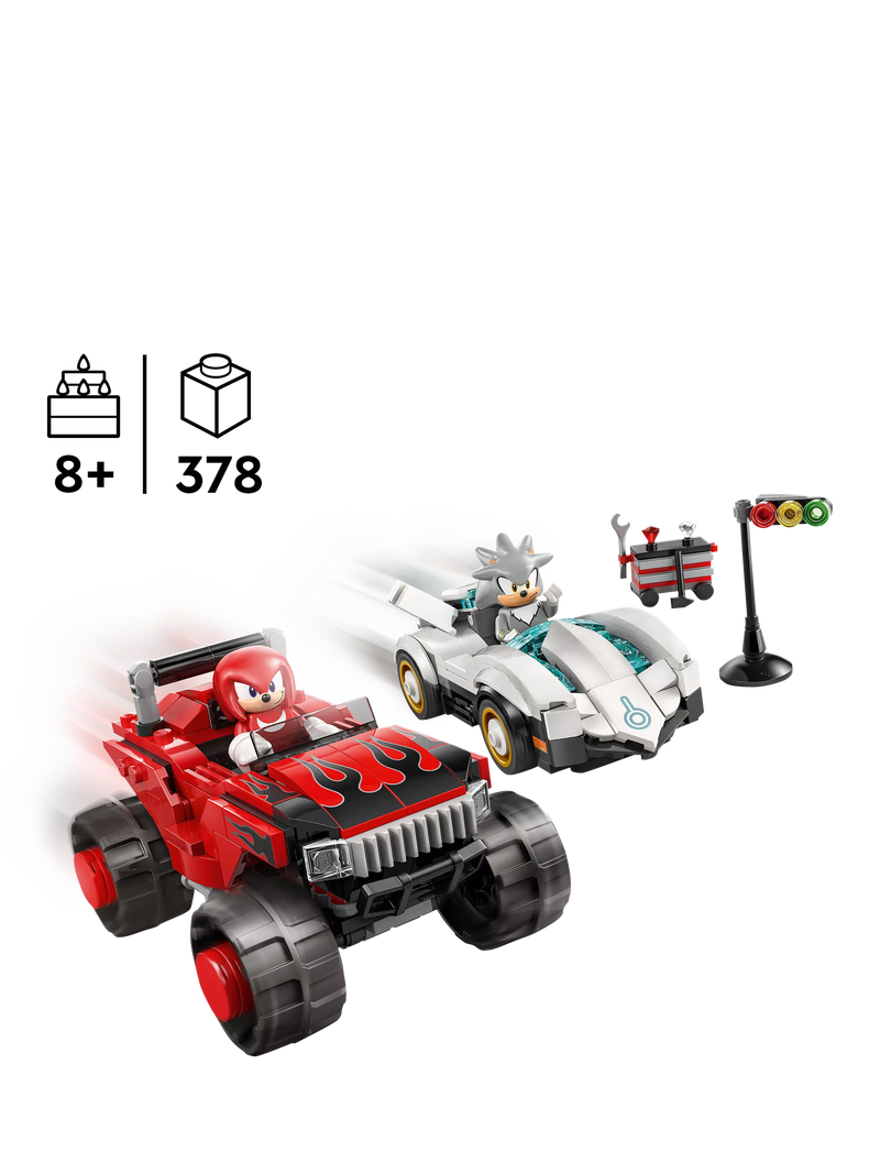 LEGO Sonic Hedgehog 77118 Silver's Car Knuckles Monster Truck - British product