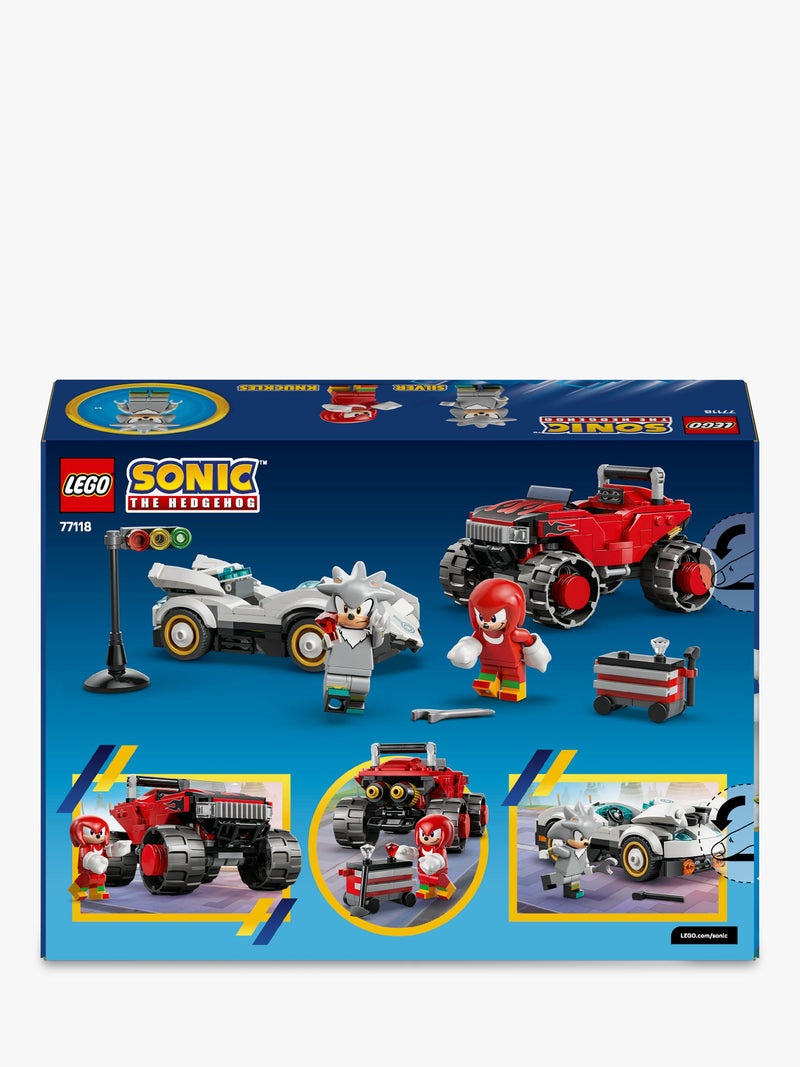 LEGO Sonic Hedgehog 77118 Silver's Car Knuckles Monster Truck - British product