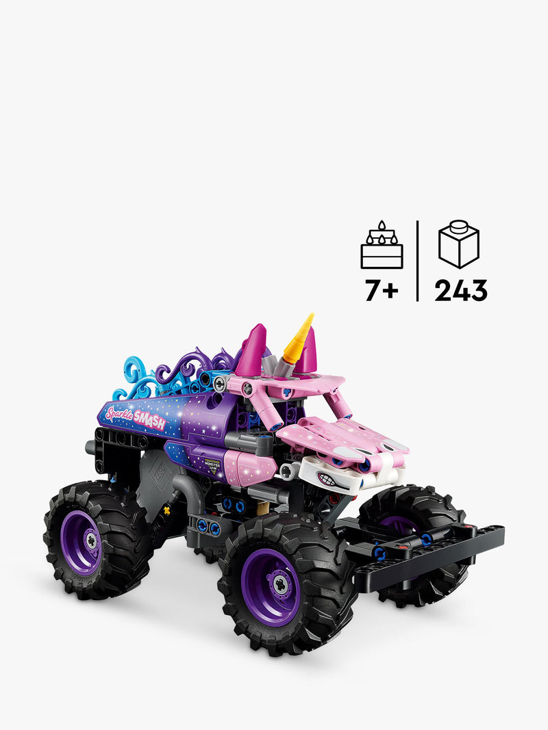 LEGO Technic Monster Jam Sparkle Smash building set 243 pieces, UK version