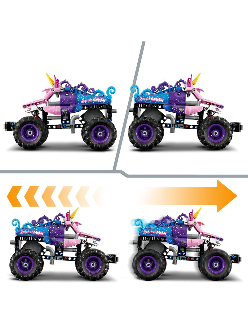 LEGO Technic Monster Jam Sparkle Smash building set 243 pieces, UK version