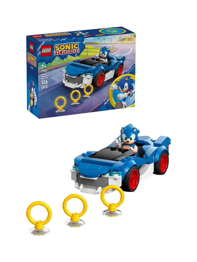 LEGO Sonic the Hedgehog Speedster Lightning building toy (British brand)