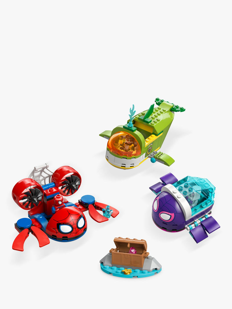 LEGO Marvel Spidey Underwater Vehicles building set 154 pieces (British brand)
