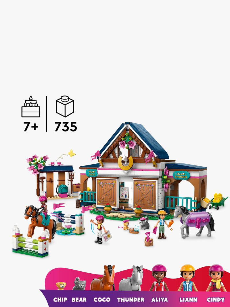 LEGO Friends Horse Stable and Riding Academy 735 piece set (British brand)