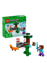 John Lewis LEGO Minecraft Steve's Taiga Adventure Building Set- Buy online at McGrocer