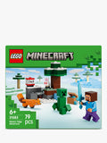 LEGO Minecraft Steve's Taiga Adventure building set, UK version
