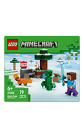 LEGO Minecraft Steve's Taiga Adventure building set, UK version