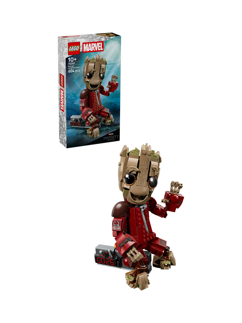 LEGO Baby Groot Ravager Jumpsuit figure 76341, UK version