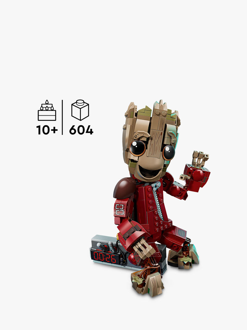 LEGO Baby Groot Ravager Jumpsuit figure 76341, UK version