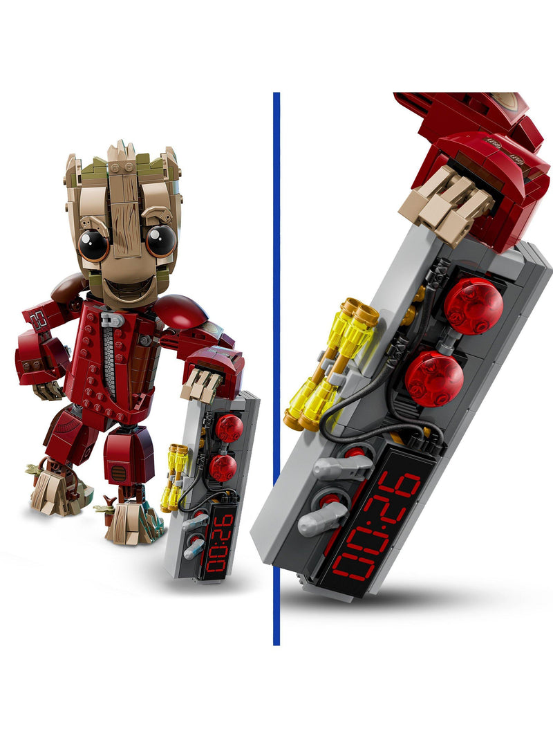 LEGO Baby Groot Ravager Jumpsuit figure 76341, UK version