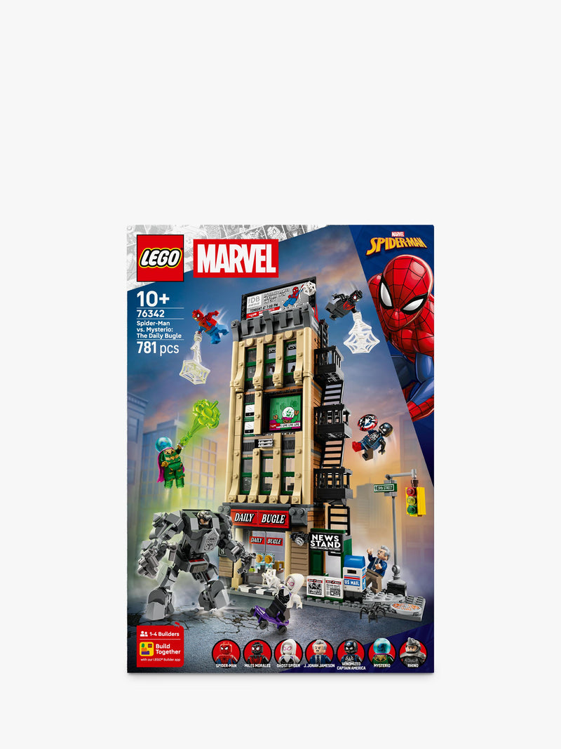 LEGO Marvel Daily Bugle building toy with minifigures - British product