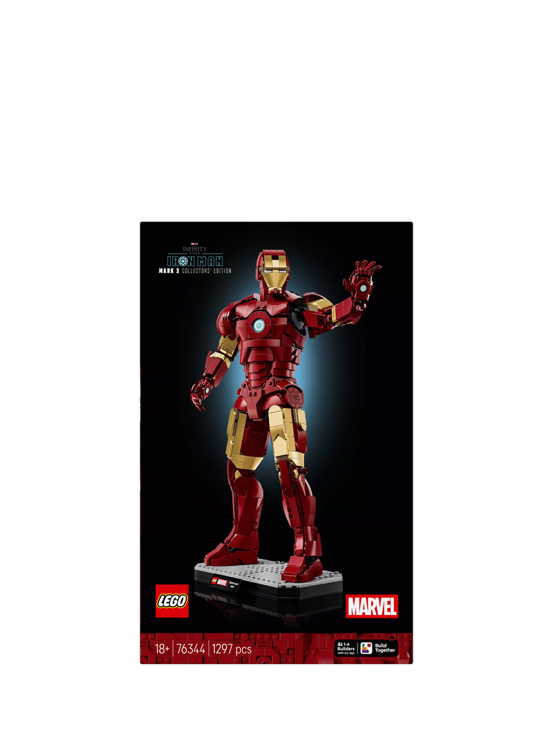 LEGO Marvel Iron Man Mark 3 figure - British product