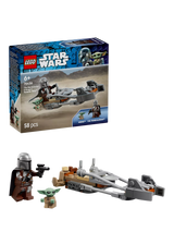 John Lewis LEGO Star Wars The Mandalorian & Grogu's Speeder Bike Building Toy- Buy online at McGrocer