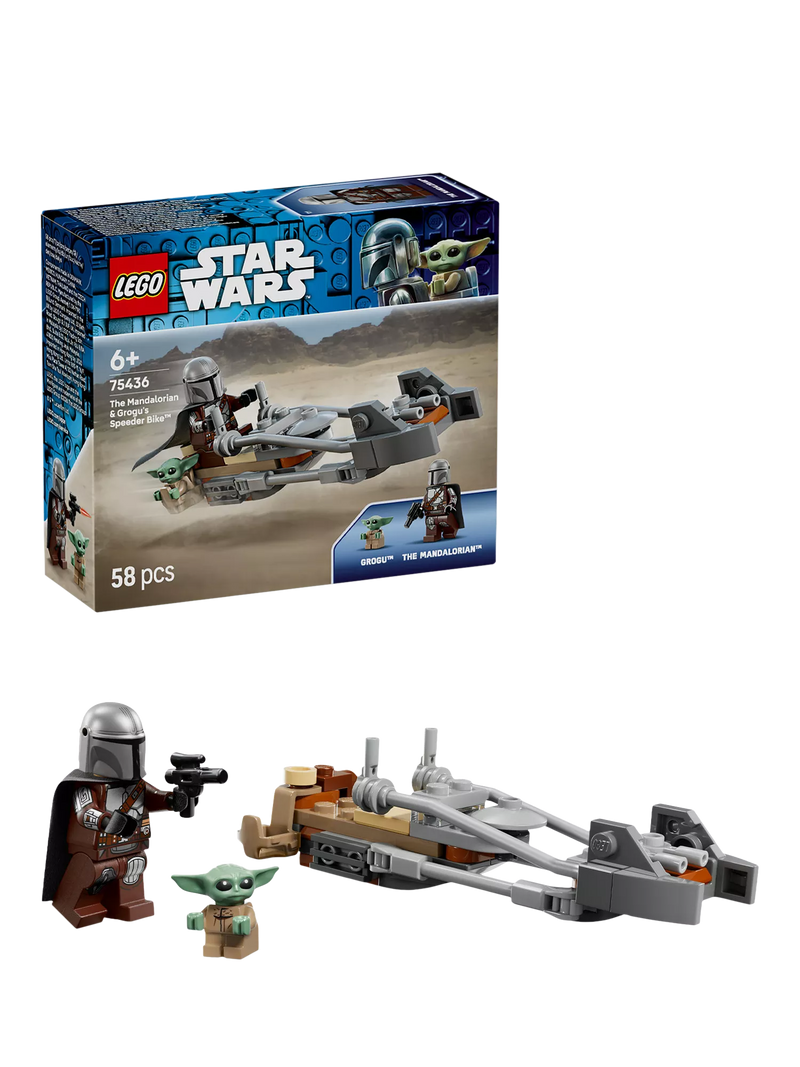 LEGO Mandalorian & Grogu's Speeder Bike, UK version