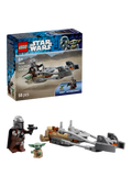 LEGO Mandalorian & Grogu's Speeder Bike, UK version