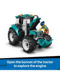LEGO City tractor building set 60498 with farmer minifigure (British brand)