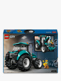 LEGO City tractor building set 60498 with farmer minifigure (British brand)