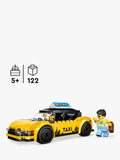 LEGO City Yellow Taxi model car 122 pieces - British product
