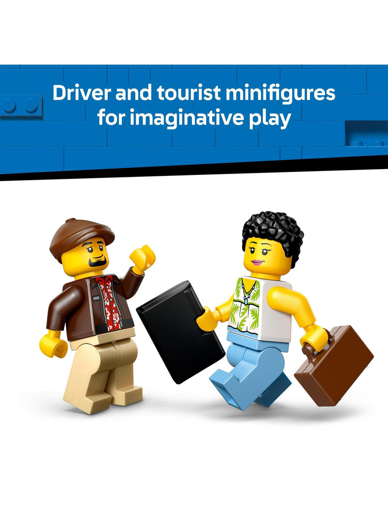 LEGO City Yellow Taxi model car 122 pieces - British product