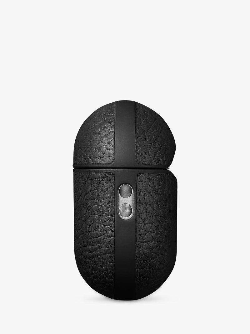 WOOLNUT leather case AirPods Pro 3 black, imported from the UK