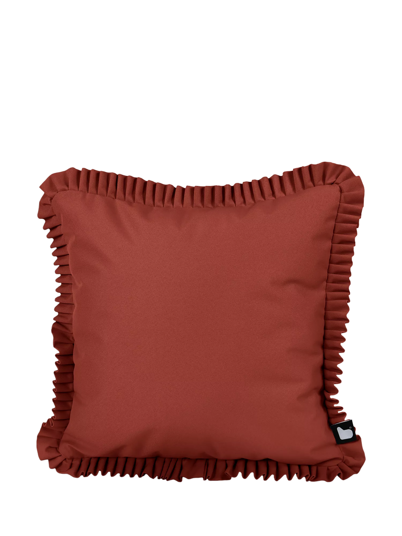 Extreme Lounging Frilled Outdoor Cushion 43 x 43cm