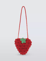 John Lewis John Lewis Kids' Strawberry Straw Bag, Red- Buy online at McGrocer