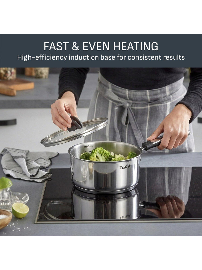 Tefal Emotion Plus stainless steel milk pan 14cm, UK version