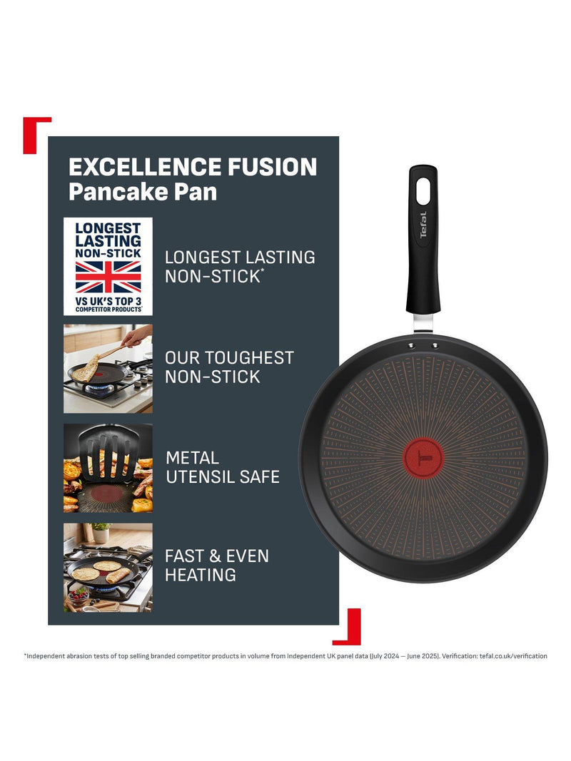 Tefal Excellence Fusion pancake pan 25cm, imported from the UK