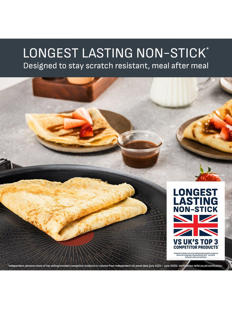 Tefal Excellence Fusion pancake pan 25cm, imported from the UK