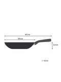 Tefal Emotion Plus stainless steel non-stick wok 28cm - British product