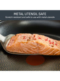 Tefal Emotion Plus stainless steel non-stick wok 28cm - British product