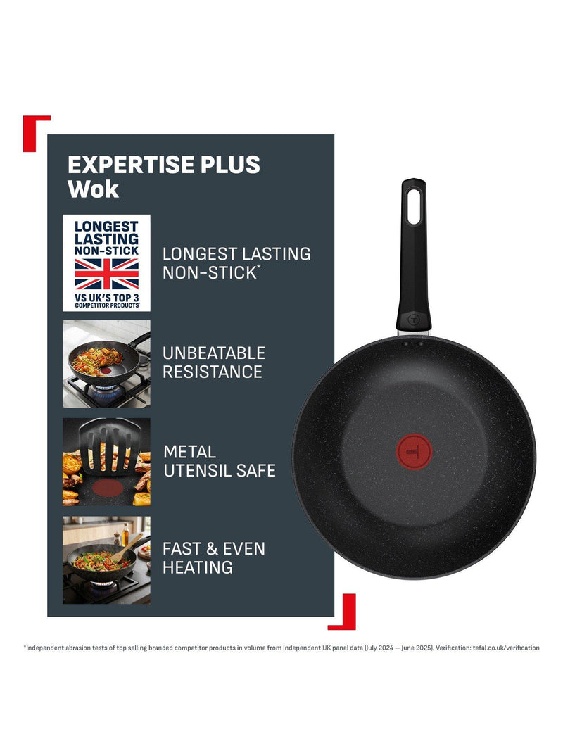 Tefal Expertise Plus non-stick wok 28cm, imported from the UK
