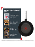 Tefal non-stick wok 28cm, imported from the UK