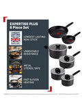 Tefal 6-piece non-stick pan set - British product