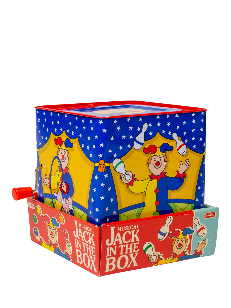 Bigjigs Toys musical jester jack in the box, imported from the UK