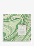 Paper Mirchi green marble gift bag 14cm, imported from the UK