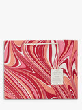 Paper Mirchi marble gift bag red/pink, imported from the UK