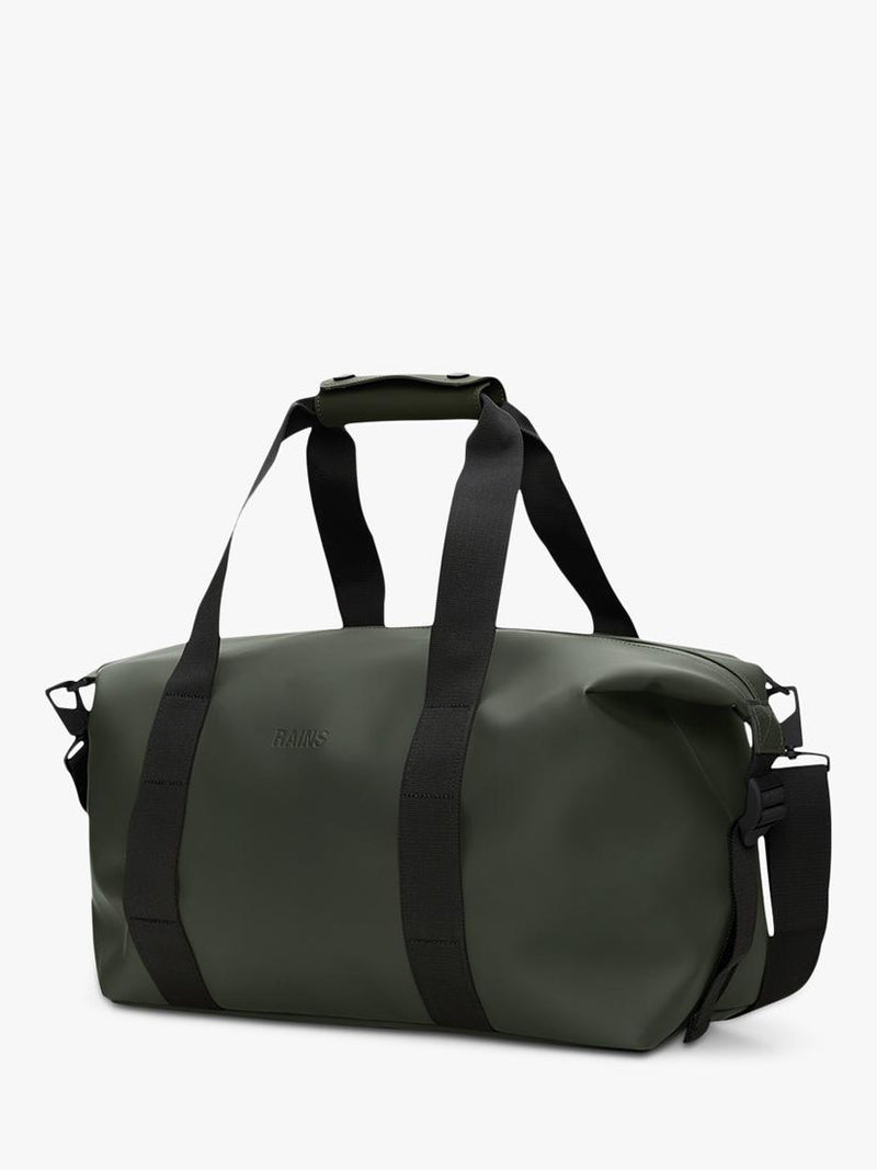 Rains Small Hilo Weekend Bag in green, UK version