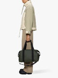 Rains Small Hilo Weekend Bag in green, UK version