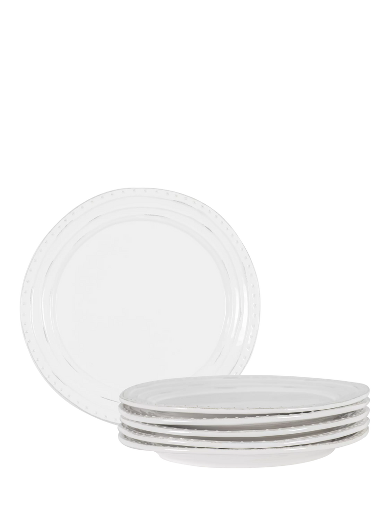 Neptune Bowsley ceramic dinner plate 30cm white, UK version