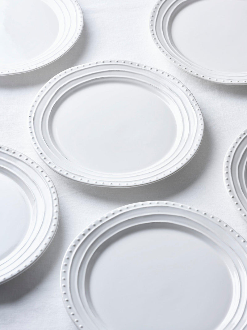 Neptune Bowsley ceramic dinner plate 30cm white, UK version