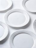 Neptune Bowsley ceramic dinner plate 30cm white, UK version