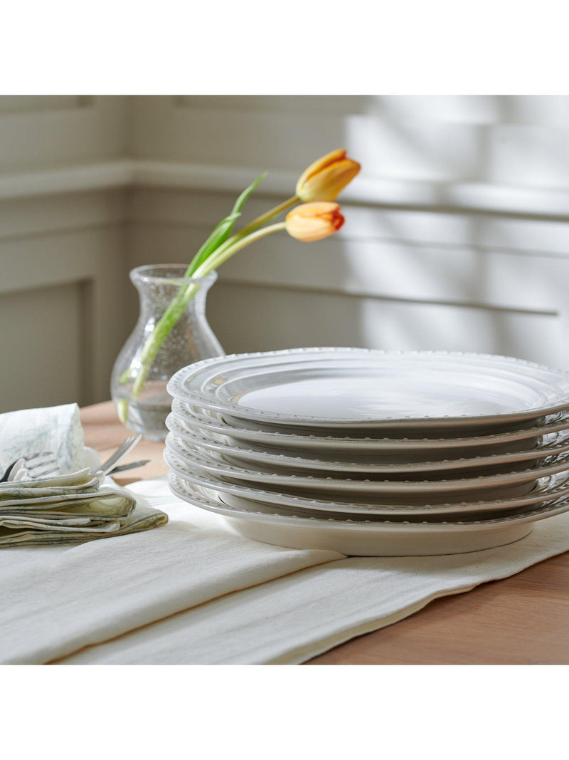 Neptune Bowsley ceramic dinner plate 30cm white, UK version