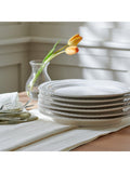 Neptune Bowsley ceramic dinner plate 30cm white, UK version