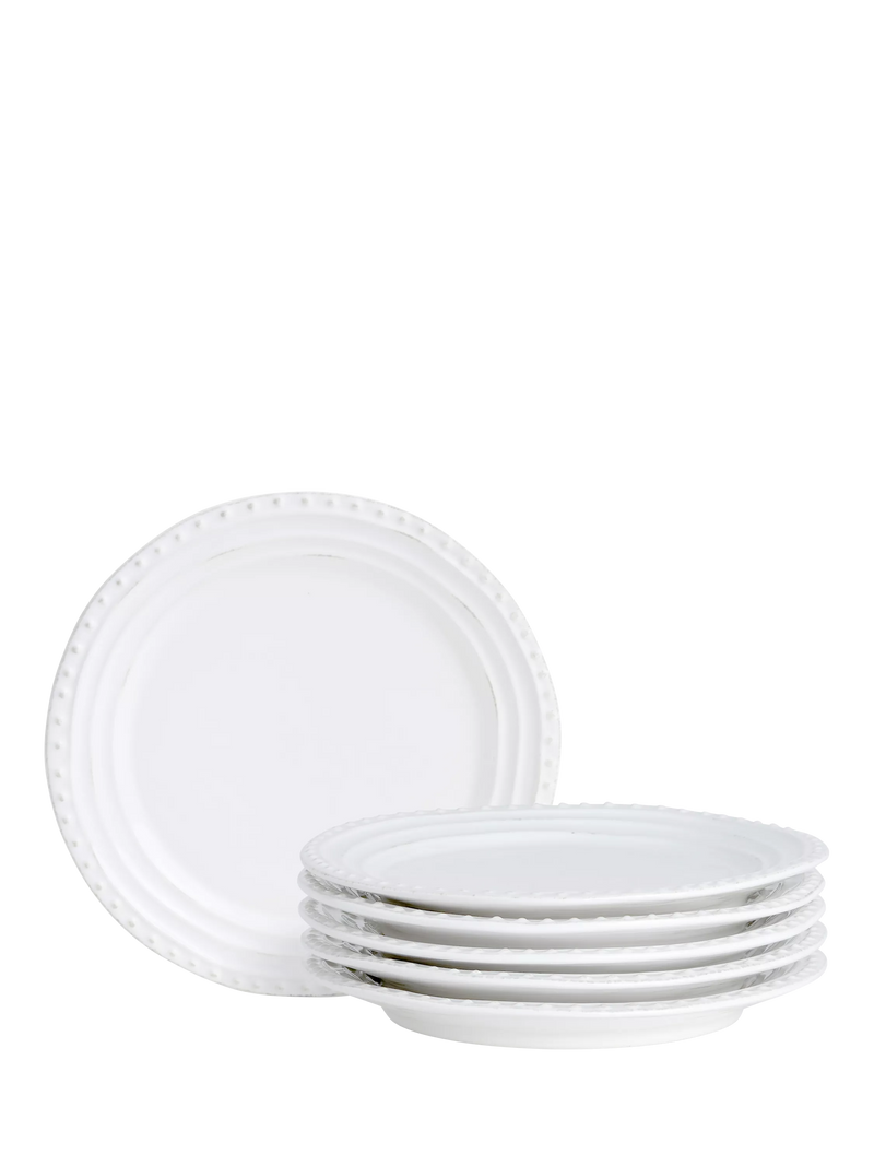 Neptune Bowsley ceramic side plate 20cm white - British product