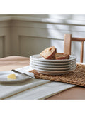 Neptune Bowsley ceramic side plate 20cm white - British product