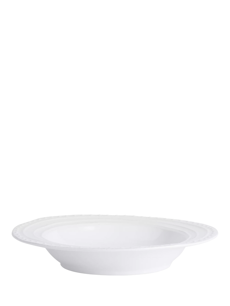 Neptune ceramic pasta bowl white 29.5cm, imported from the UK