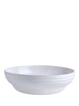 John Lewis Neptune Bowsley Ceramic Salad Bowl White 30cm- Buy online at McGrocer