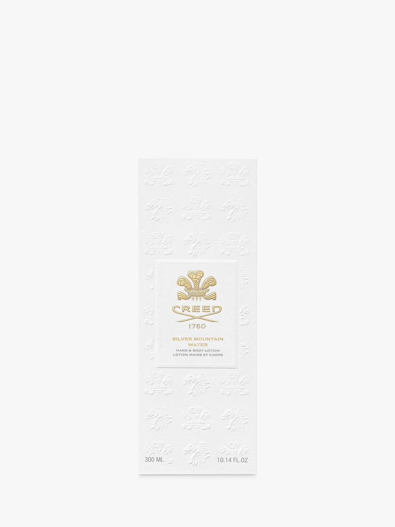 CREED Silver Mountain Water Hand & Body Lotion 300ml, UK version