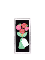 John Lewis Biscuiteers Hand-Iced Roses Letterbox Biscuit, 60g- Buy online at McGrocer