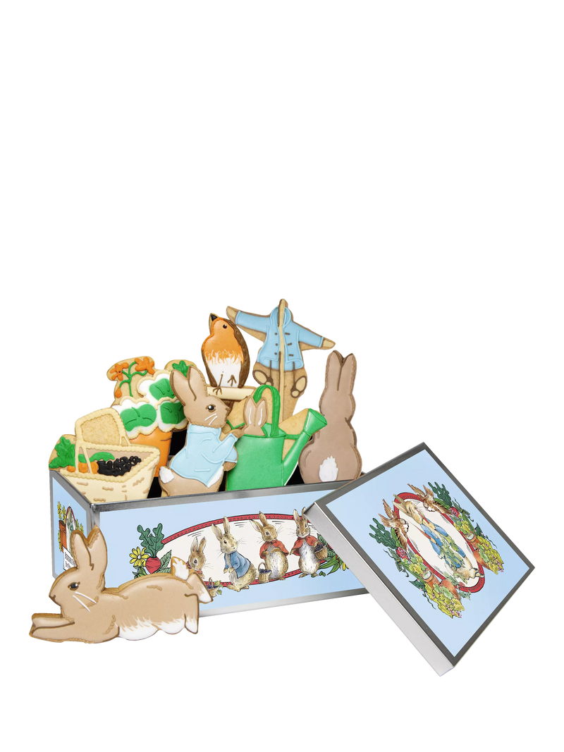 Biscuiteers hand-iced biscuits Peter Rabbit gift tin 120g (British brand)